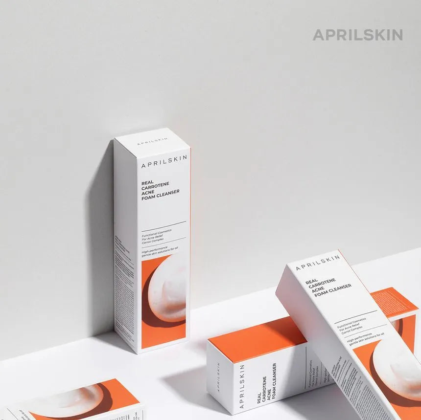 APRILSKIN - Real Carrotene Acne Foam Cleanser