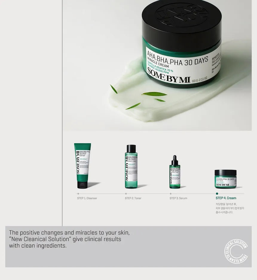 SOME BY MI - Crema AHA, BHA, PHA 30 Days Miracle Cream 60g