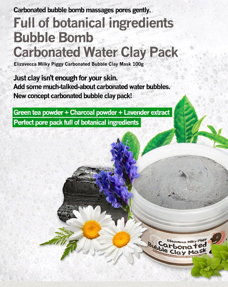 Elizavecca - Mascarilla de arcilla Milky Piggy Carbonated Bubble Clay Mask