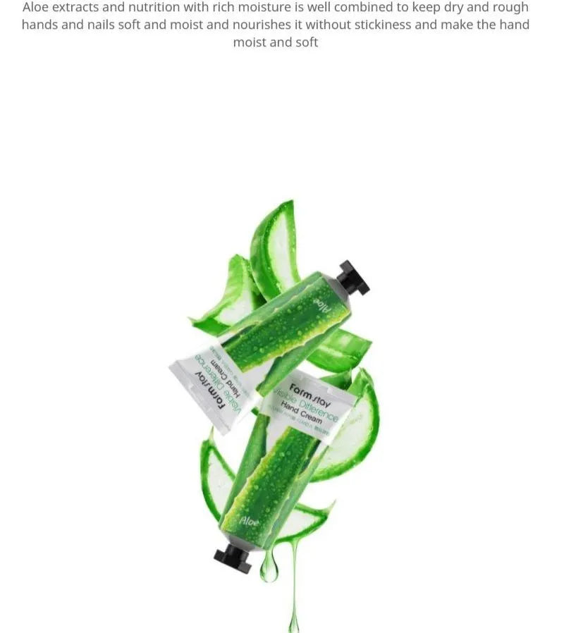 Farm Stay - Visible Difference Hand Cream - Aloe - 100ml