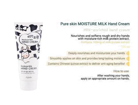 esfolio - (Crema de manos) Moisture Milk Hand Cream 100ml