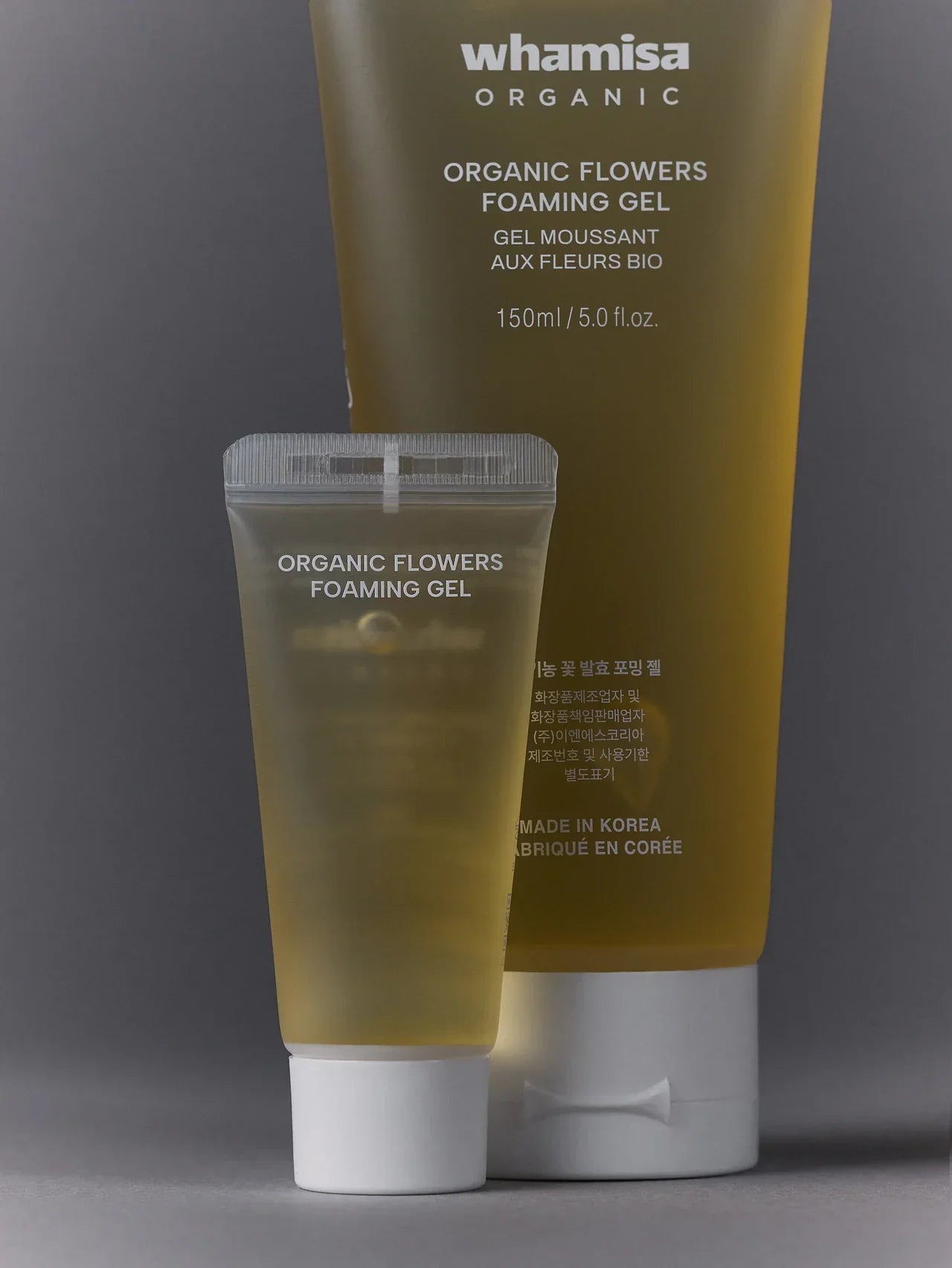 Organic flowers foaming gel