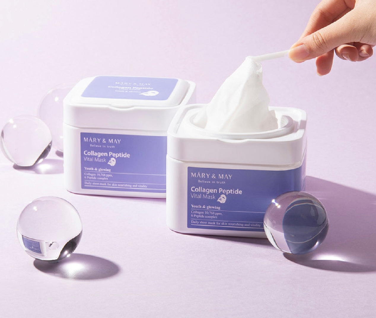 Mary & May Collagen Peptide Vital Mask