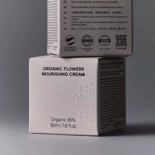 Organic flowers nourishing cream