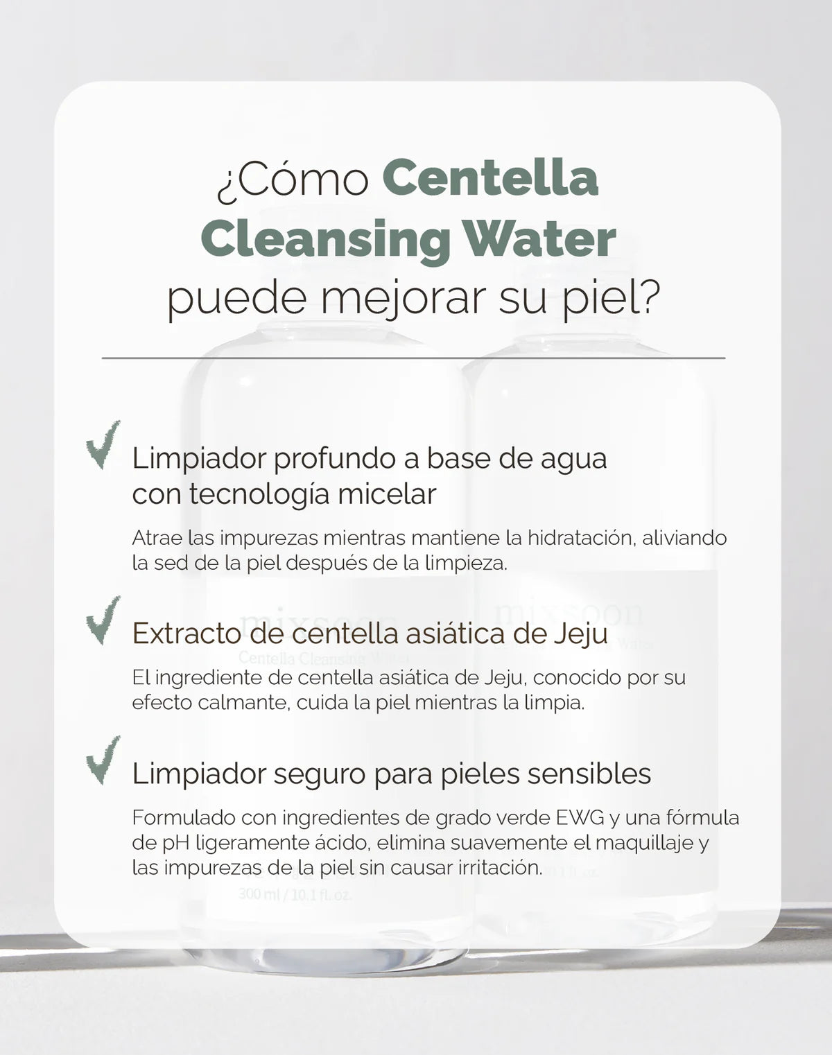 Mixsoon Centella Cleansing Water
