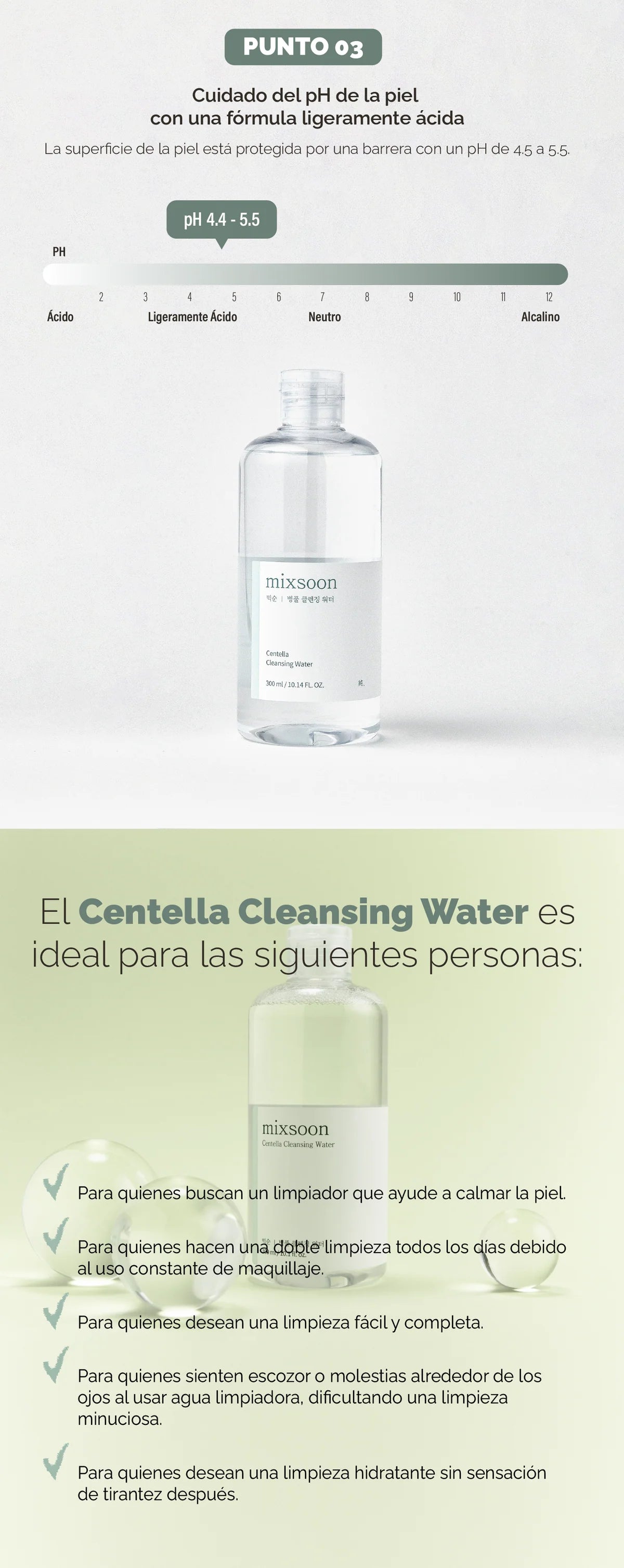 Mixsoon Centella Cleansing Water