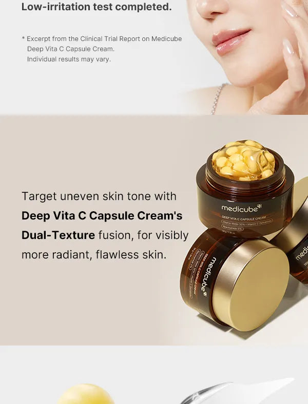 medicube - Crema Facial Deep Vita C Capsule Cream