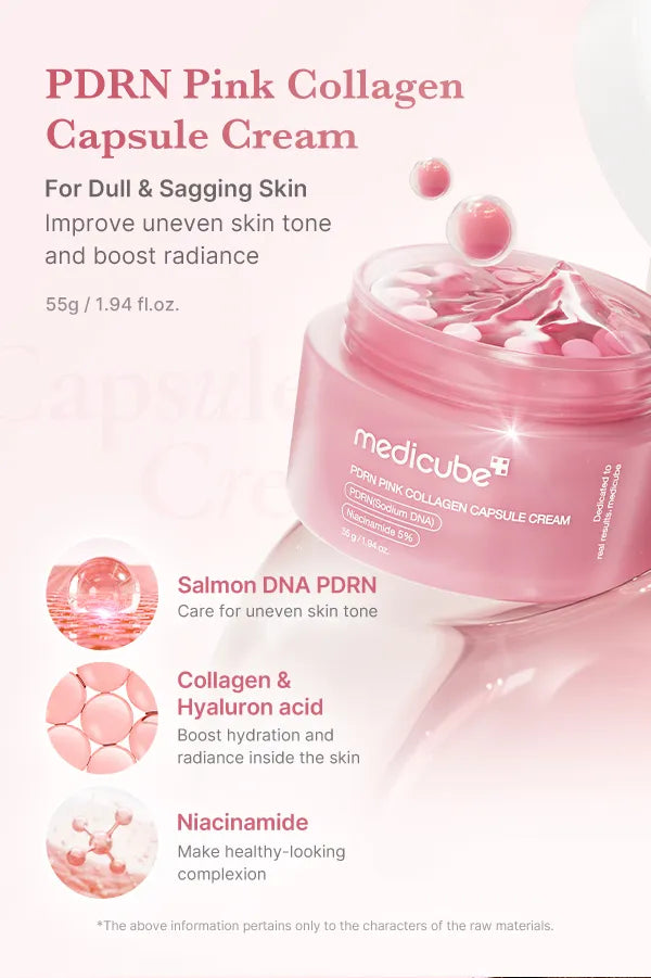 medicube -  PDRN Pink Collagen Capsule Cream