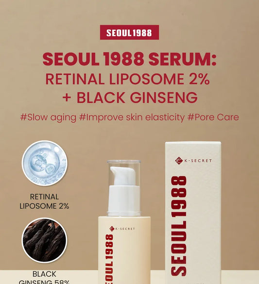 KSECRET - SEOUL 1988 Serum: Retinal Liposome 2% + Black Ginseng