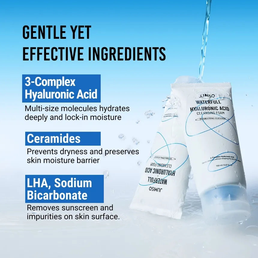 JUMISO - Waterfull Hyaluronic Acid Cleansing Foam