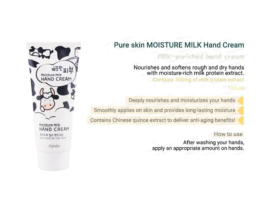 esfolio - (Crema de manos) Moisture Milk Hand Cream 100ml
