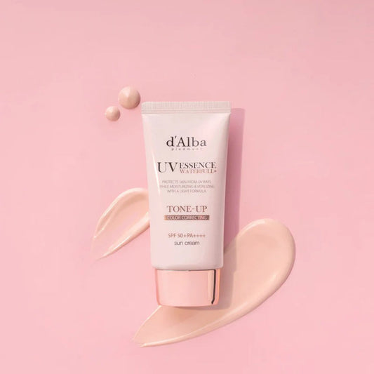 d’Alba – Waterfull Essence Tone-Up Correcting Sun Cream SPF50+PA++++,50ml