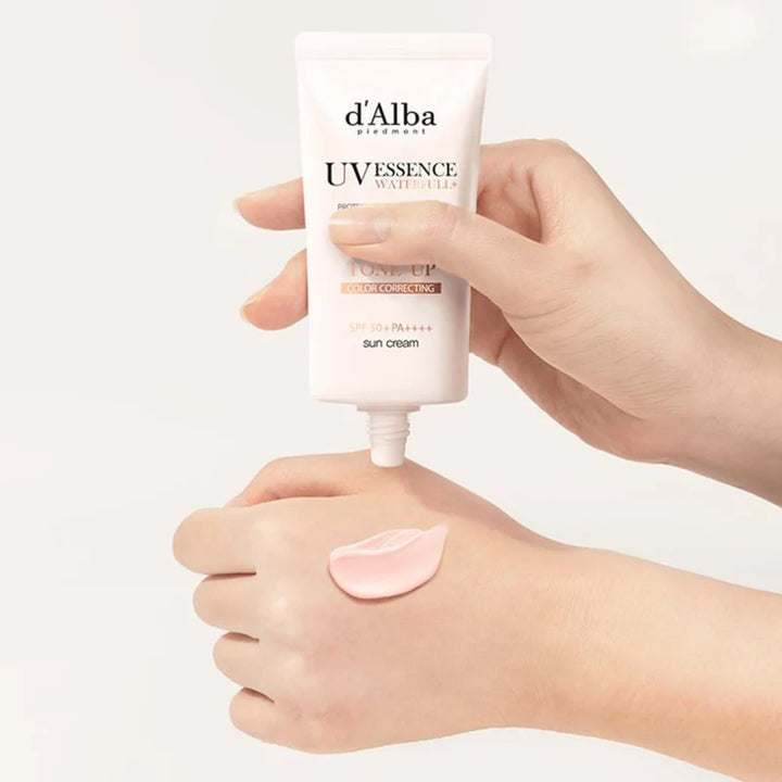 d’Alba – Waterfull Essence Tone-Up Correcting Sun Cream SPF50+PA++++,50ml