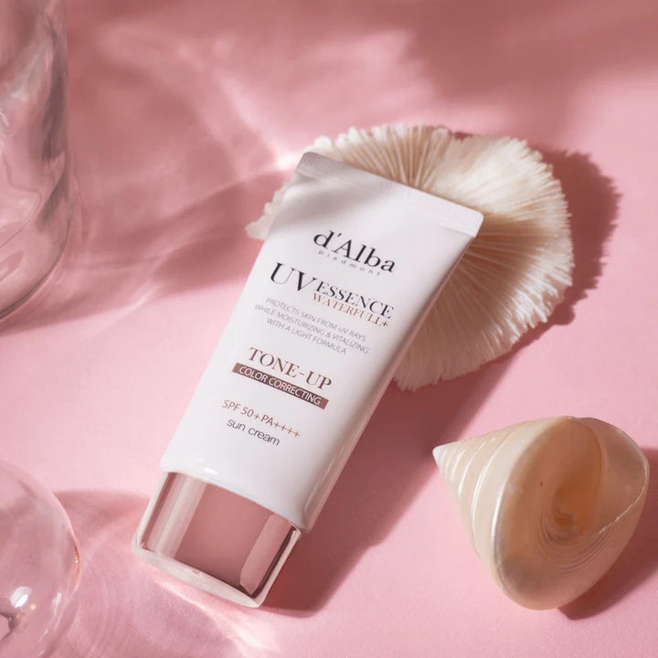 d’Alba – Waterfull Essence Tone-Up Correcting Sun Cream SPF50+PA++++,50ml