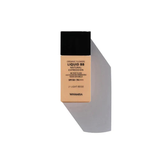BB Cream Organic Flowers Liquid  21 Light  Beige SPF50 + PA++++